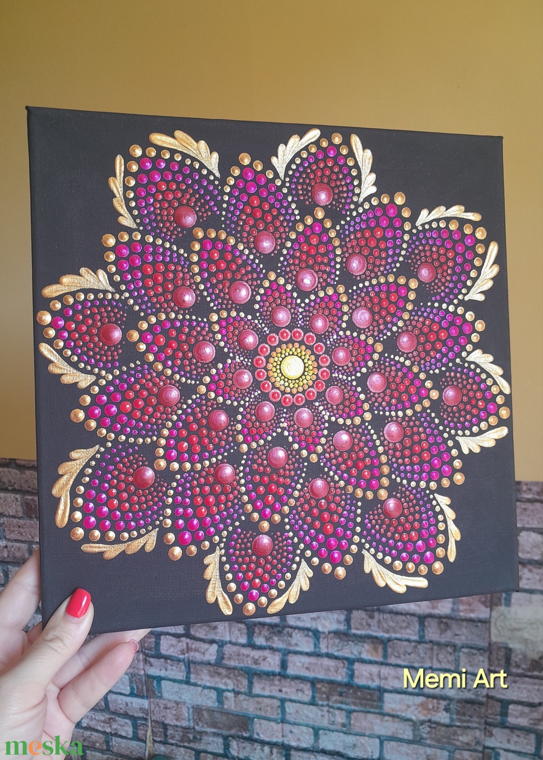 Harmónia, belső erő, külső ragyogás - 30x30cm mandala - otthon & életmód - dekoráció - spiritualitás - mandala - Meska.hu Harmónia, belső erő, külső ragyogás - 30x30cm mandala - otthon & életmód - dekoráció - spiritualitás - mandala - Meska.hu