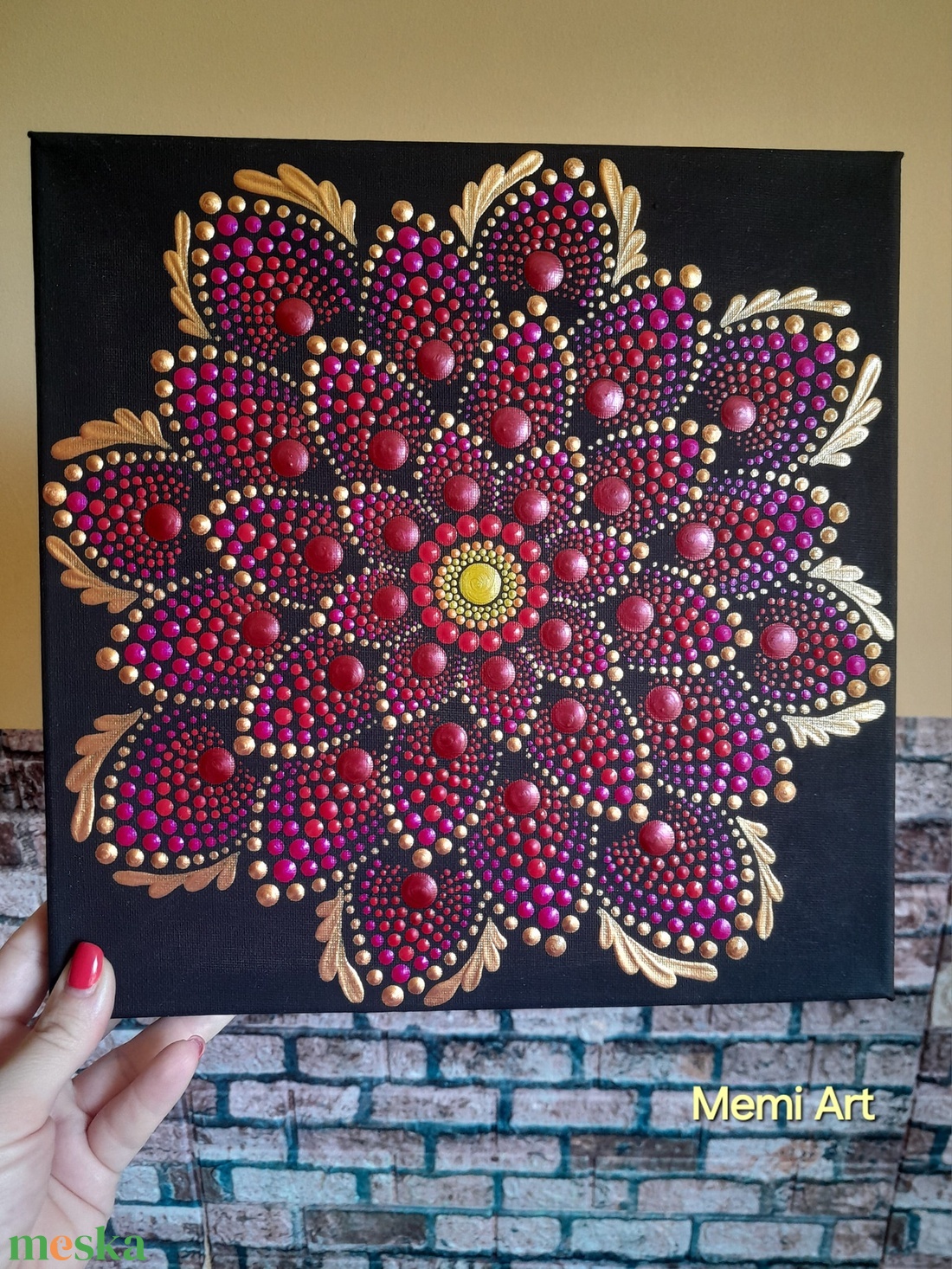 Harmónia, belső erő, külső ragyogás - 30x30cm mandala - otthon & életmód - dekoráció - spiritualitás - mandala - Meska.hu Harmónia, belső erő, külső ragyogás - 30x30cm mandala - otthon & életmód - dekoráció - spiritualitás - mandala - Meska.hu