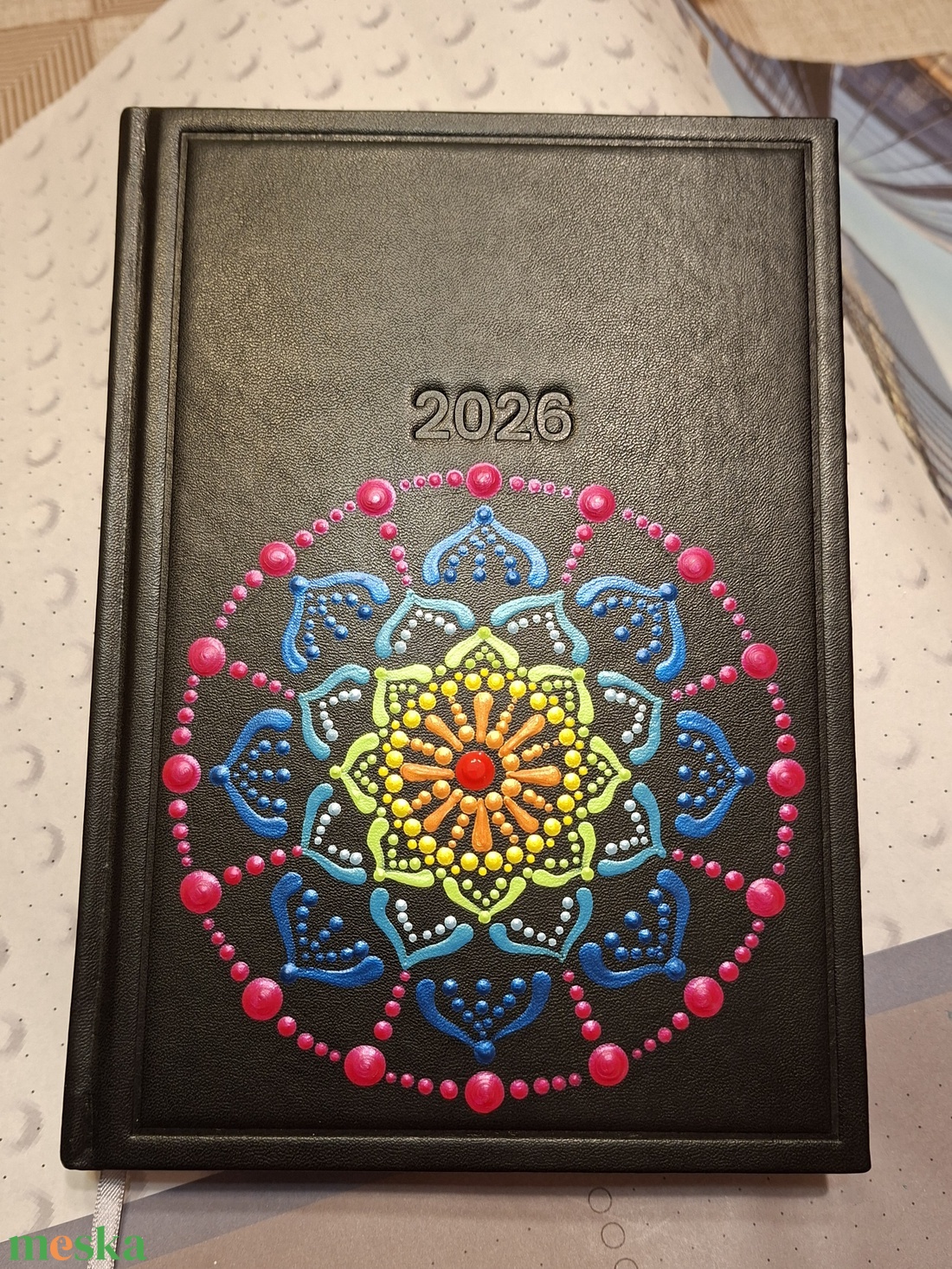 2026. évi mandalás határidőnapló csakra színekkel  - otthon & életmód - papír, írószer - naptár & tervező - Meska.hu