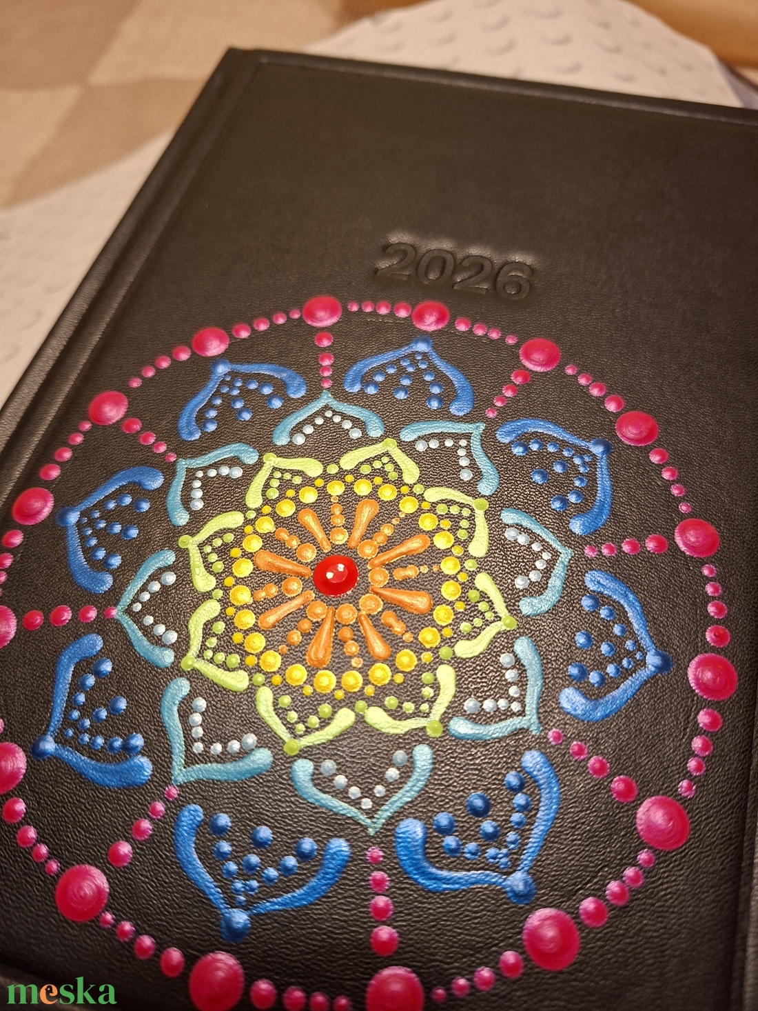 2026. évi mandalás határidőnapló csakra színekkel  - otthon & életmód - papír, írószer - naptár & tervező - Meska.hu