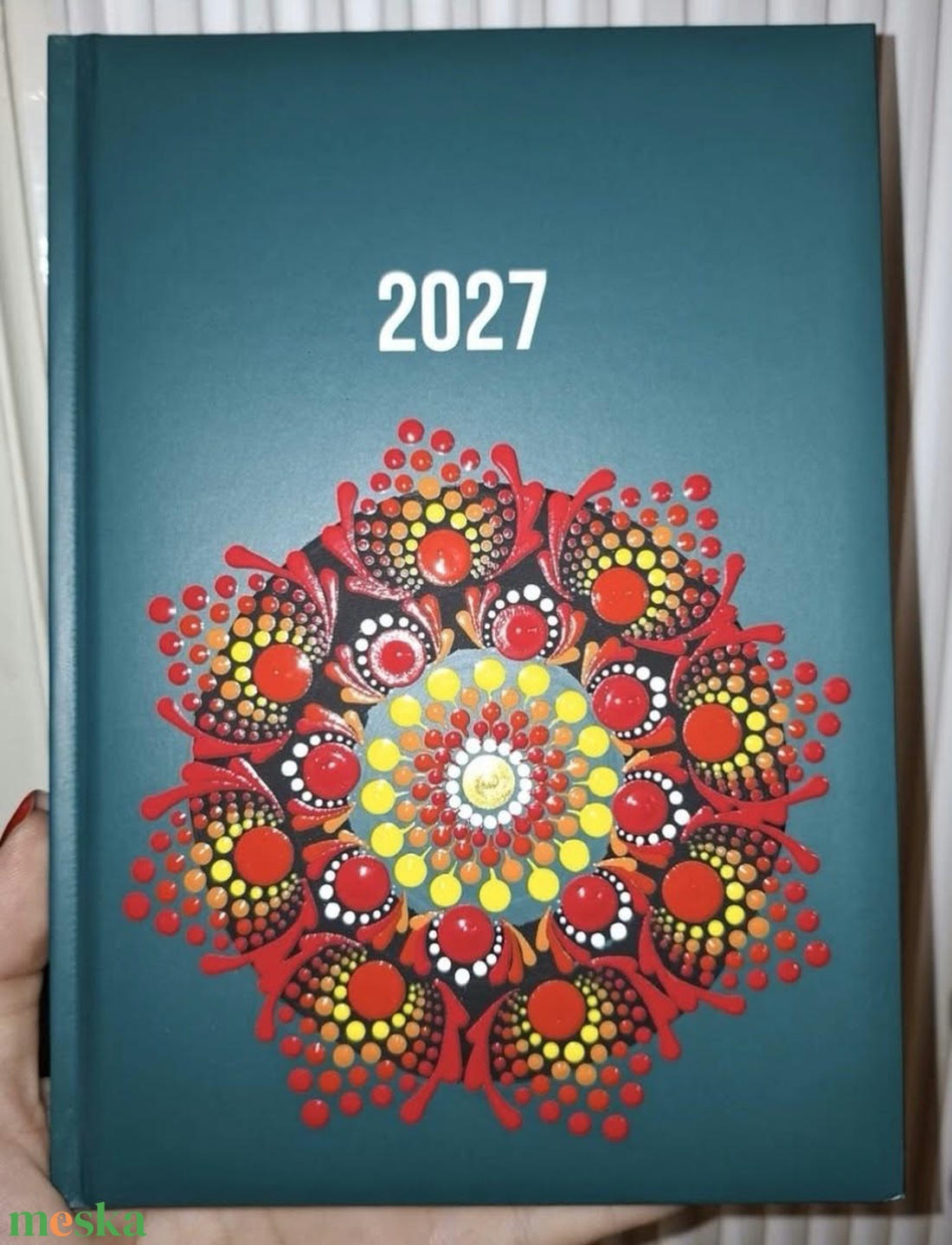 2027 -es mandalás határidőnapló több színben - otthon & életmód - papír, írószer - naptár & tervező - Meska.hu