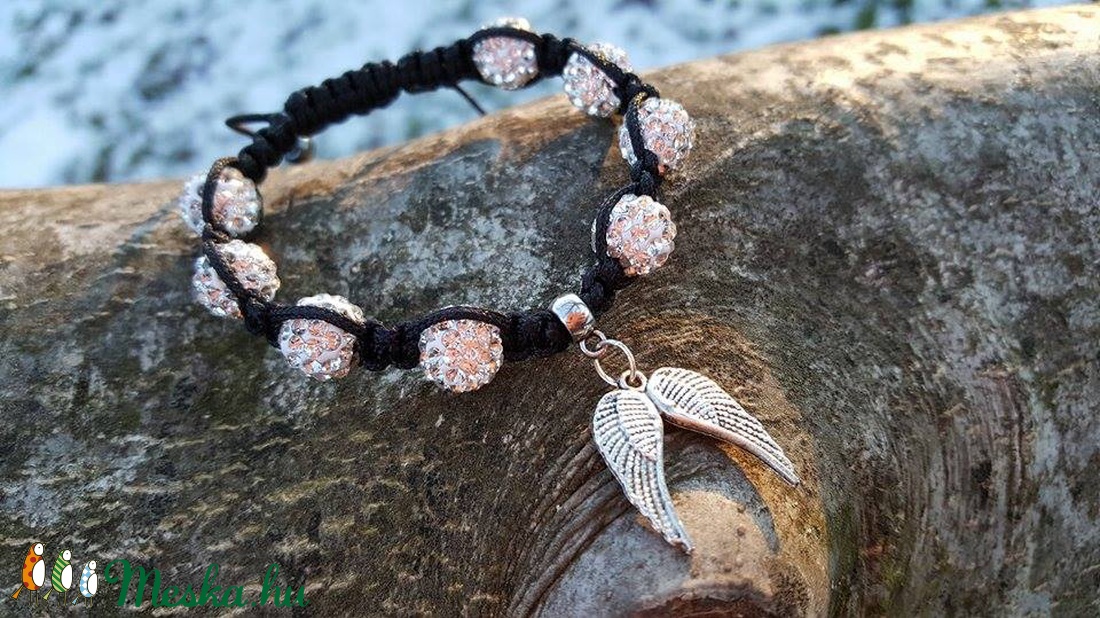 Angyali shamballa karkötő -  - Meska.hu