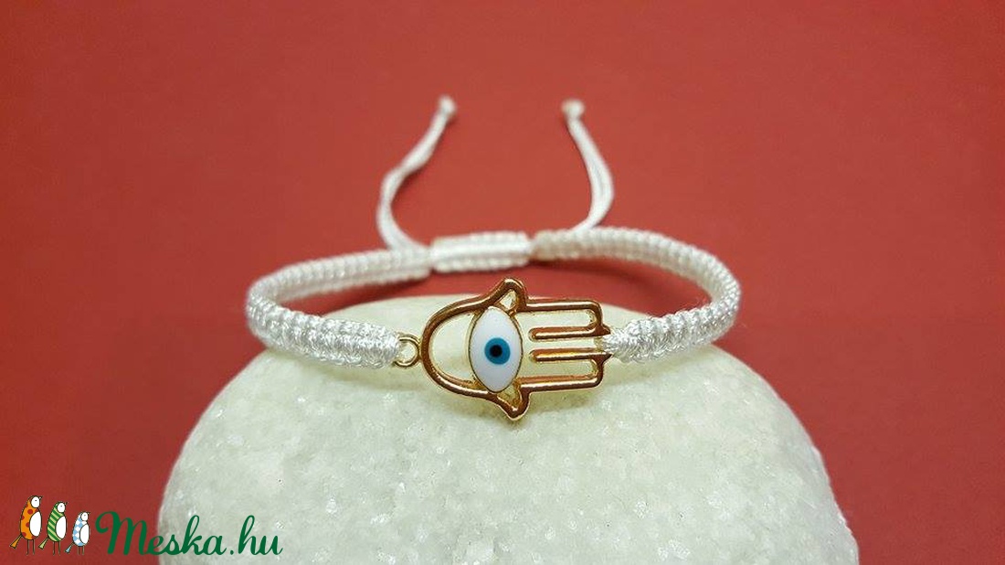 Fatima keze karkötő, Hamza karkötő, Vigyázó szem karkötő -  - Meska.hu