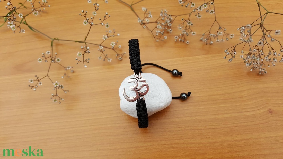 Ohm karkötő - ékszer - karkötő - fonott karkötő - Meska.hu Ohm karkötő - ékszer - karkötő - fonott karkötő - Meska.hu