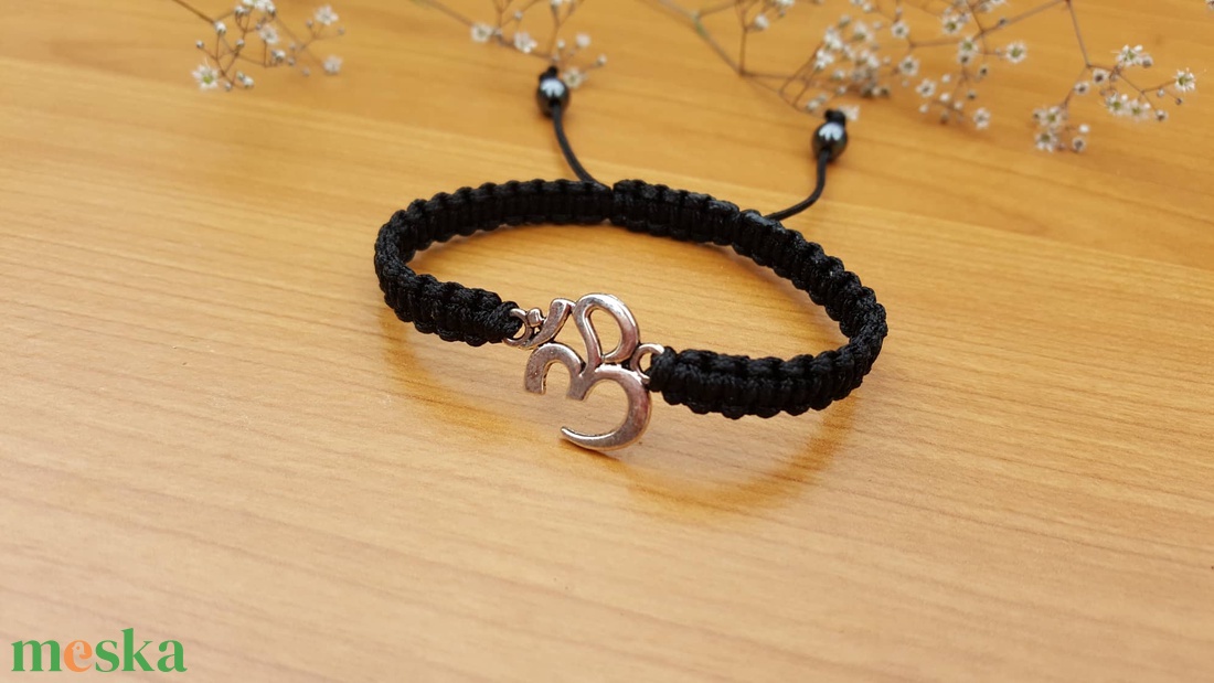 Ohm karkötő - ékszer - karkötő - fonott karkötő - Meska.hu Ohm karkötő - ékszer - karkötő - fonott karkötő - Meska.hu