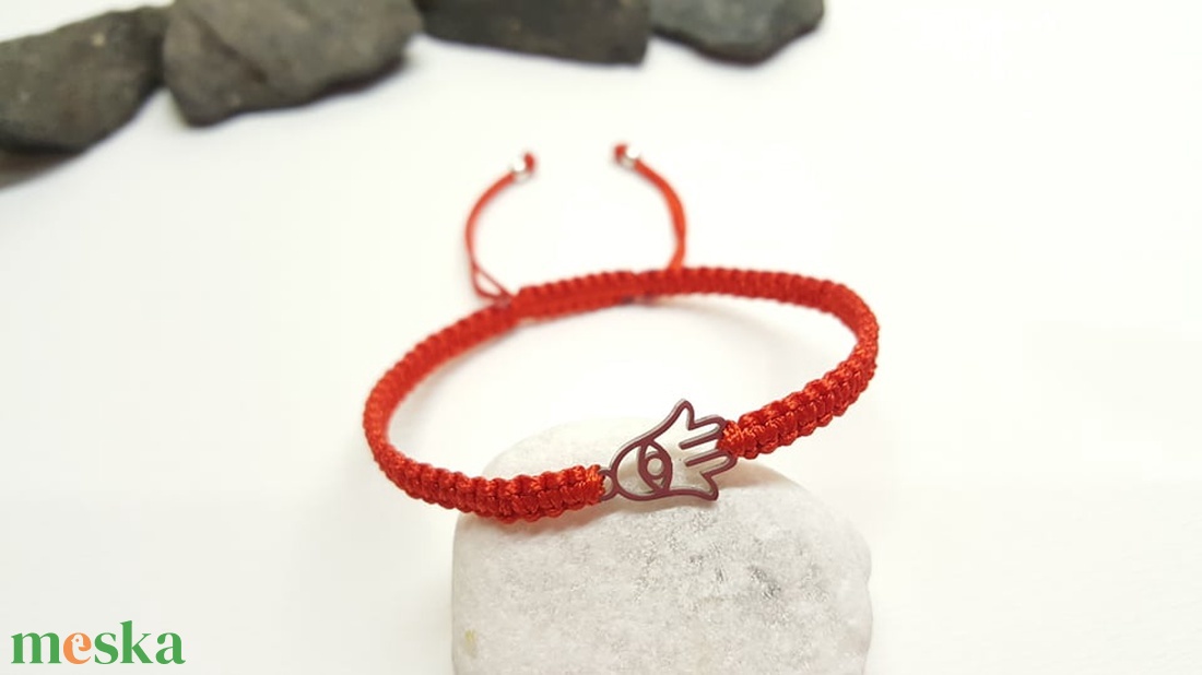 Hamsa karkötő , Védelem karkötő - ékszer - karkötő - fonott karkötő - Meska.hu Hamsa karkötő , Védelem karkötő - ékszer - karkötő - fonott karkötő - Meska.hu