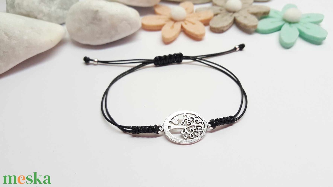 Életfa karkötő - ékszer - karkötő - karkötő medállal - Meska.hu