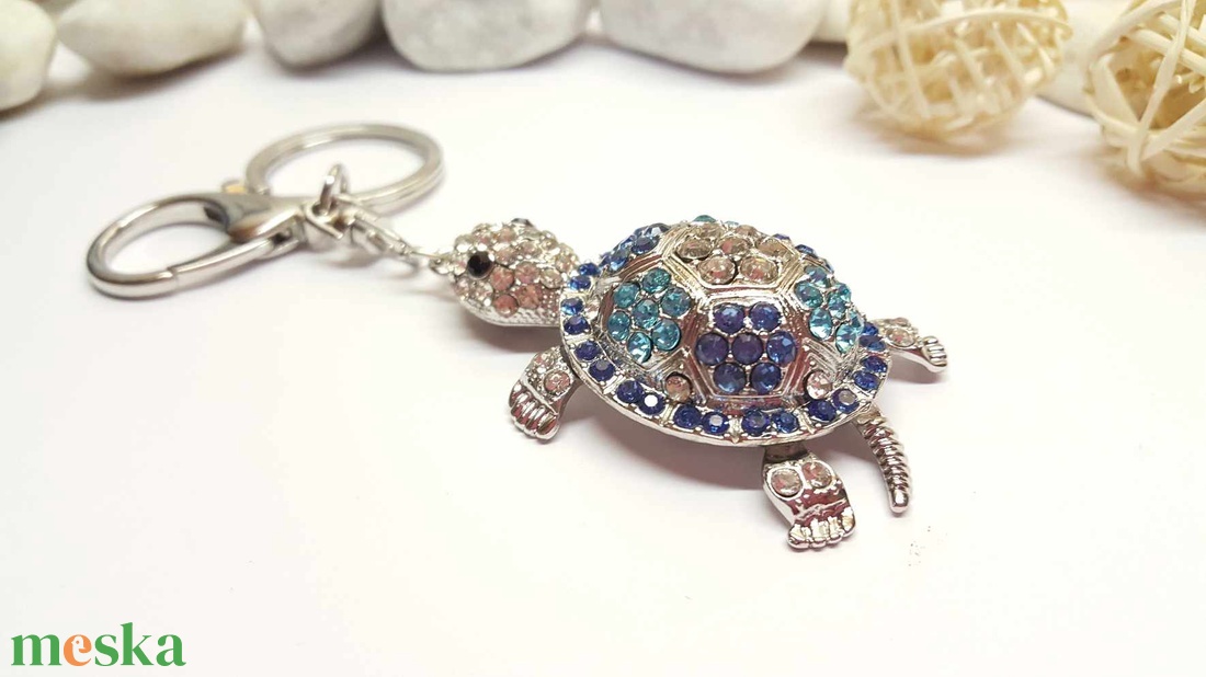 Teknős kulcstartó - táska & tok - kulcstartó & táskadísz - kulcstartó - Meska.hu