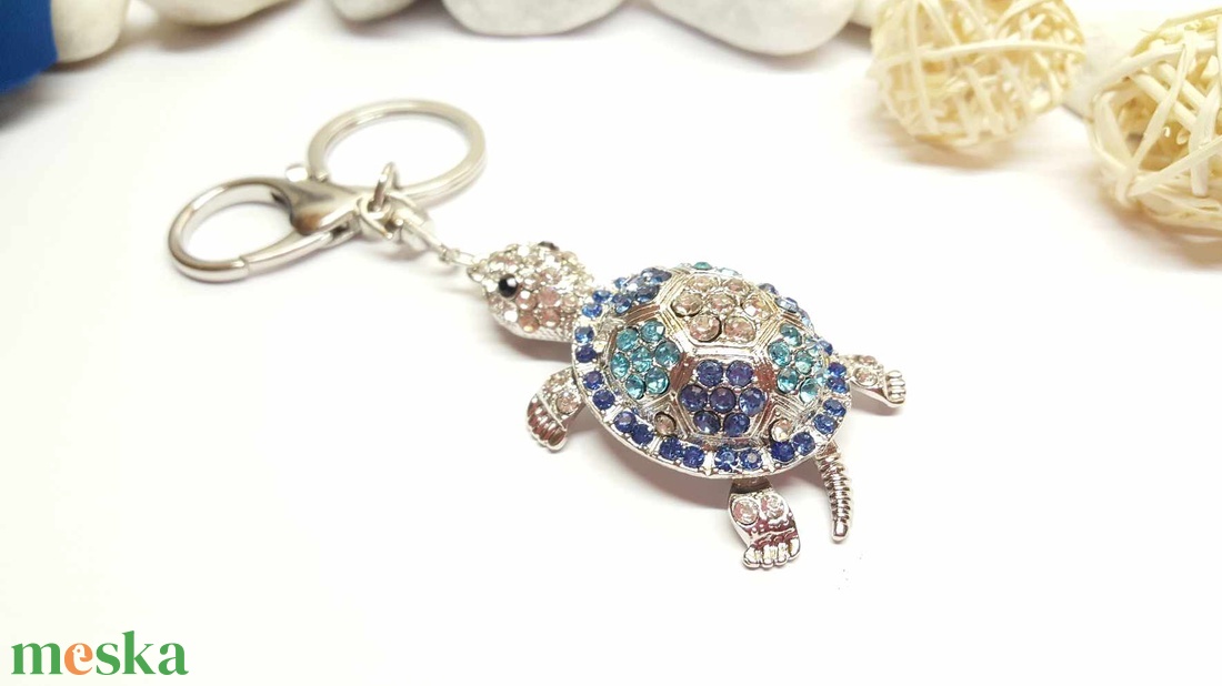 Teknős kulcstartó - táska & tok - kulcstartó & táskadísz - kulcstartó - Meska.hu