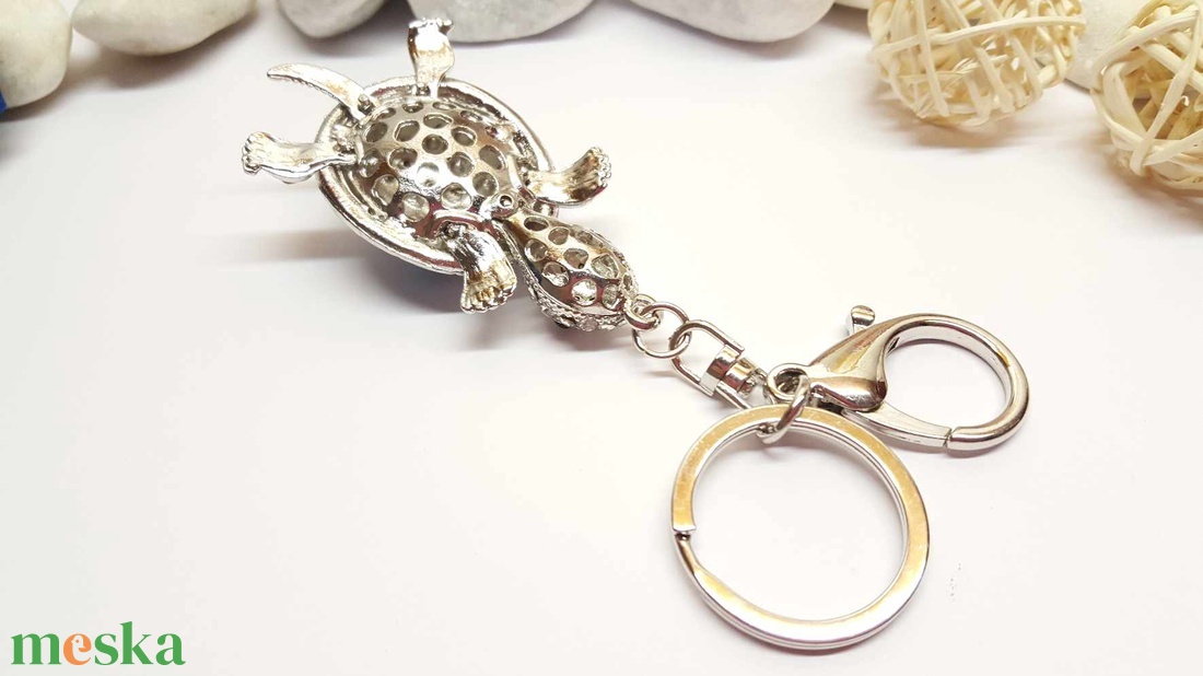 Teknős kulcstartó - táska & tok - kulcstartó & táskadísz - kulcstartó - Meska.hu