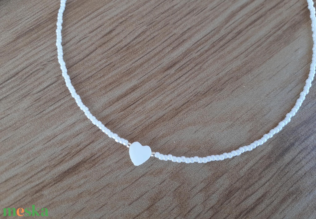 Choker nyaklánc - Rövid nyaklánc - ékszer - nyaklánc - gyöngyös nyaklánc - Meska.hu