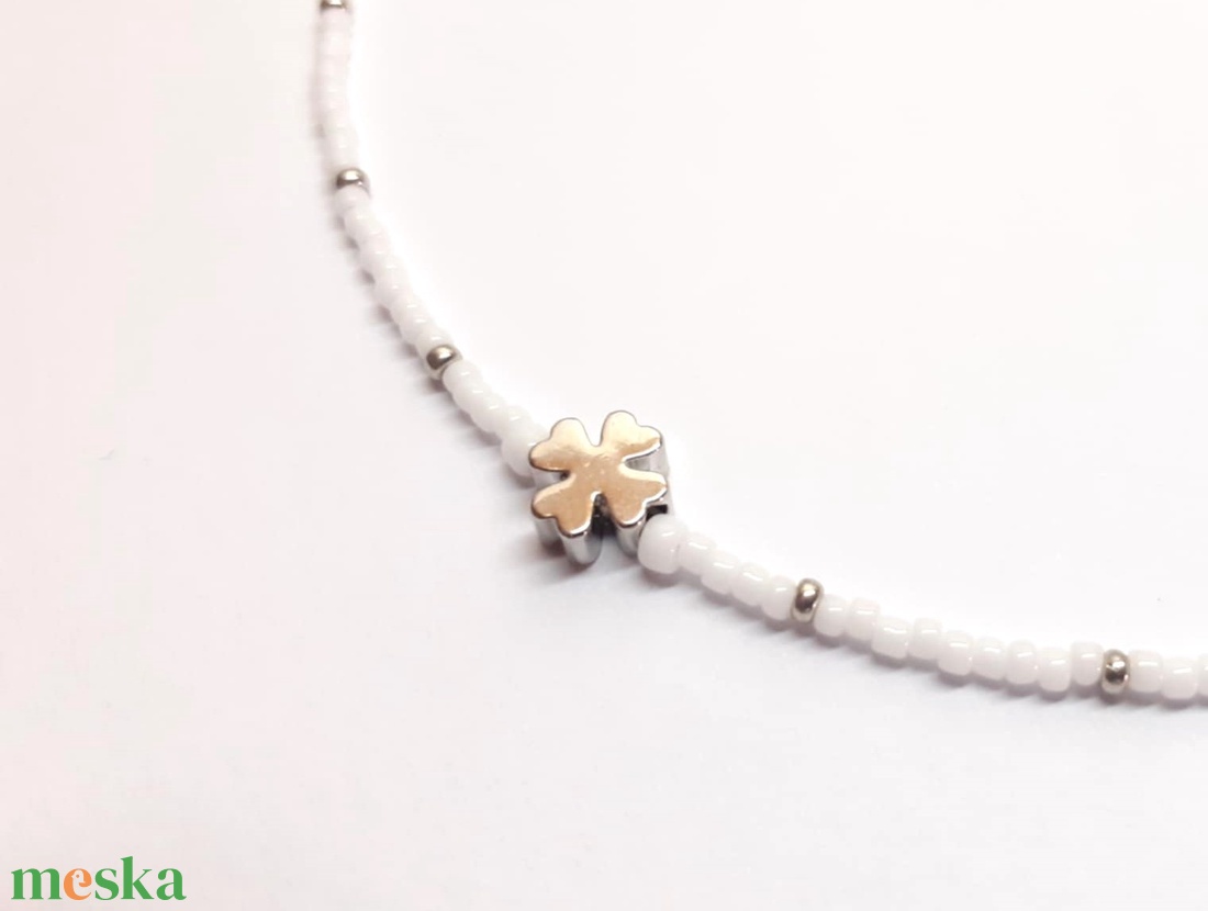 Choker nyaklánc ; Rövid nyaklánc - ékszer - nyaklánc - gyöngyös nyaklánc - Meska.hu