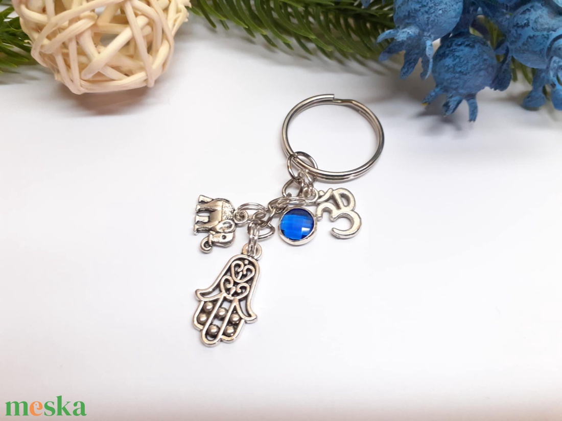 Hamsa kulcstartó - táska & tok - kulcstartó & táskadísz - kulcstartó - Meska.hu