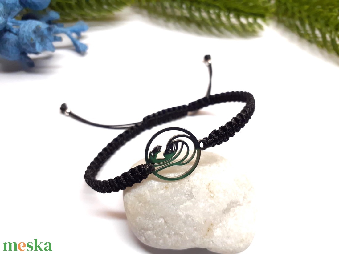 Szűz Mária karkötő - ékszer - karkötő - fonott karkötő - Meska.hu