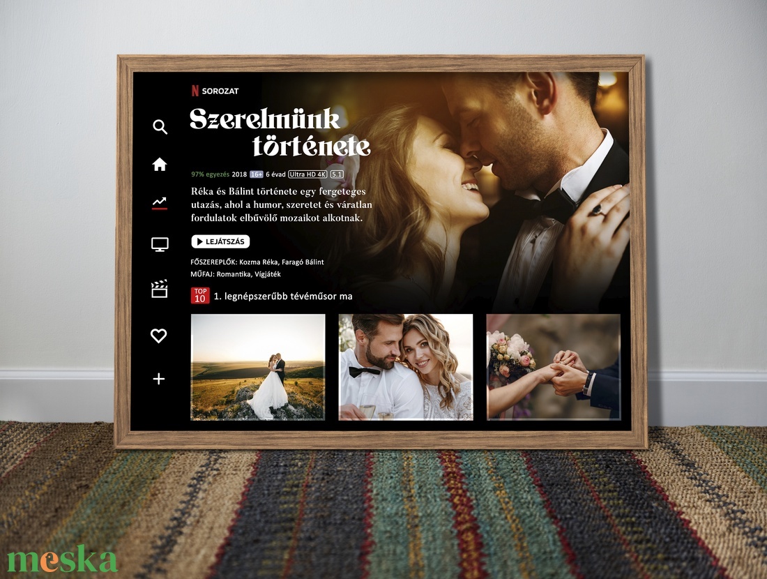 Személyre szabott Netflix - Sorozat emlékkép - Esküvői - művészet - grafika & illusztráció - digitális - Meska.hu Személyre szabott Netflix - Sorozat emlékkép - Esküvői - művészet - grafika & illusztráció - digitális - Meska.hu