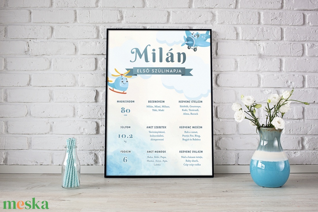 Első születésnapom - Fiús baba poszter - Milán - művészet - grafika & illusztráció - digitális - Meska.hu Első születésnapom - Fiús baba poszter - Milán - művészet - grafika & illusztráció - digitális - Meska.hu