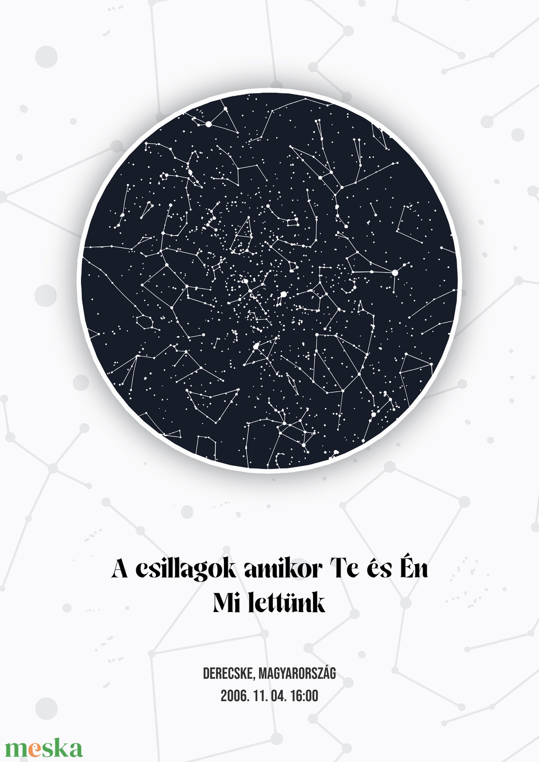 Személyre szabott Csillagtérkép poszter kerettel - Minimál - művészet - grafika & illusztráció - digitális - Meska.hu Személyre szabott Csillagtérkép poszter kerettel - Minimál - művészet - grafika & illusztráció - digitális - Meska.hu