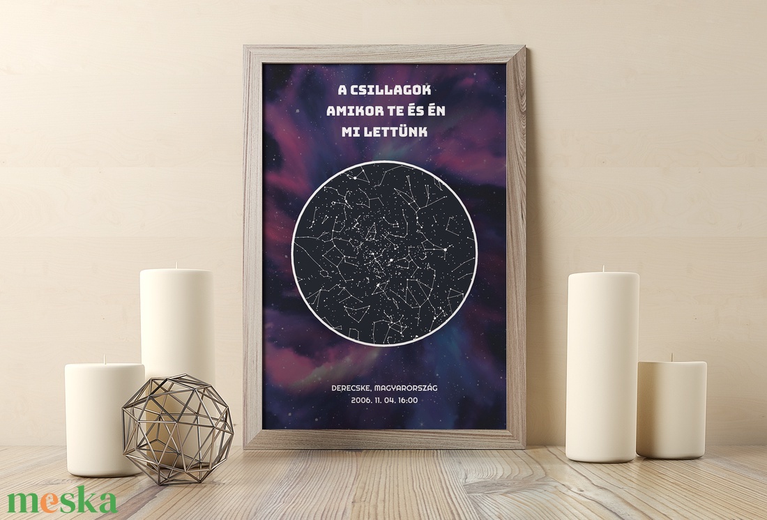 Személyre szabott Csillagtérkép poszter kerettel - Galaxis - művészet - grafika & illusztráció - digitális - Meska.hu Személyre szabott Csillagtérkép poszter kerettel - Galaxis - művészet - grafika & illusztráció - digitális - Meska.hu