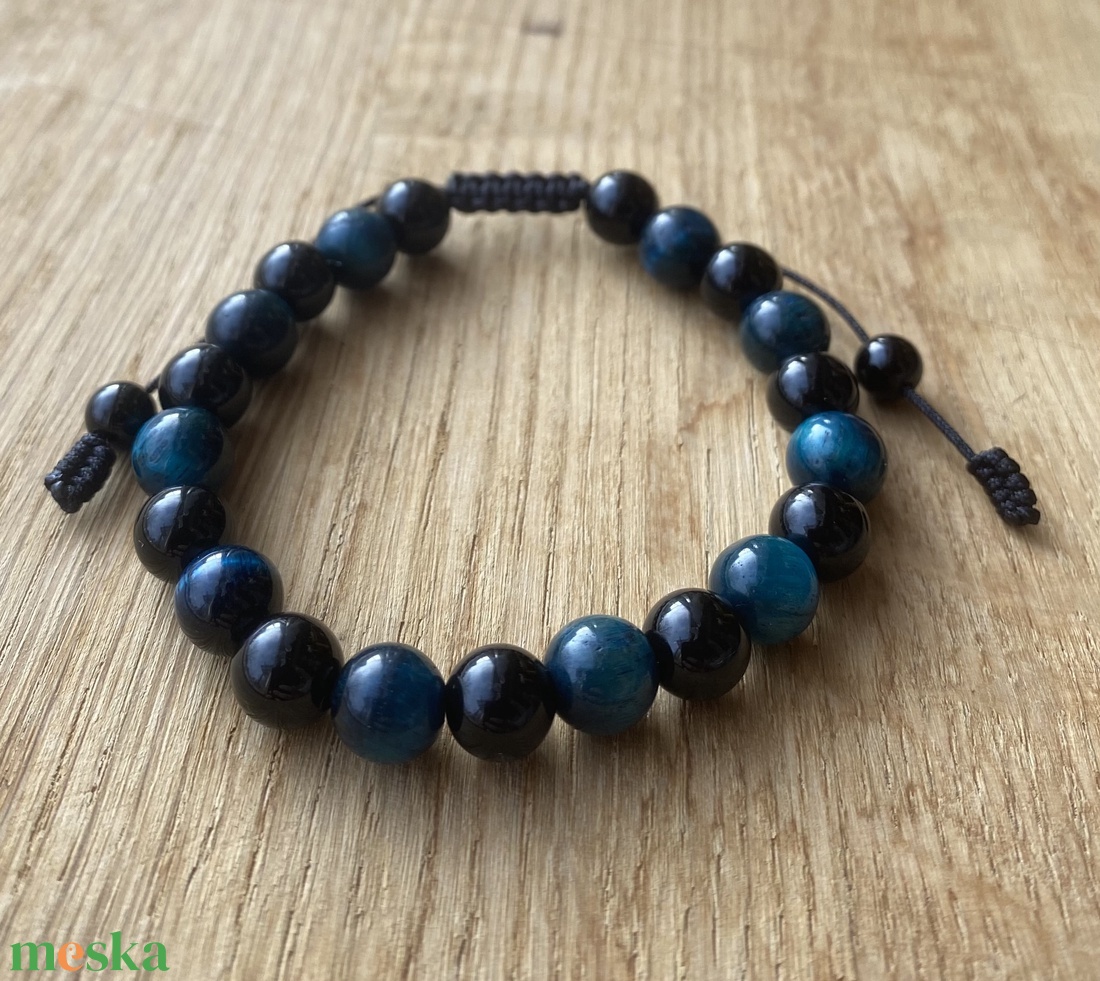 Állítható ásvány karkötő 8mm - ékszer - karkötő - gyöngyös karkötő - Meska.hu