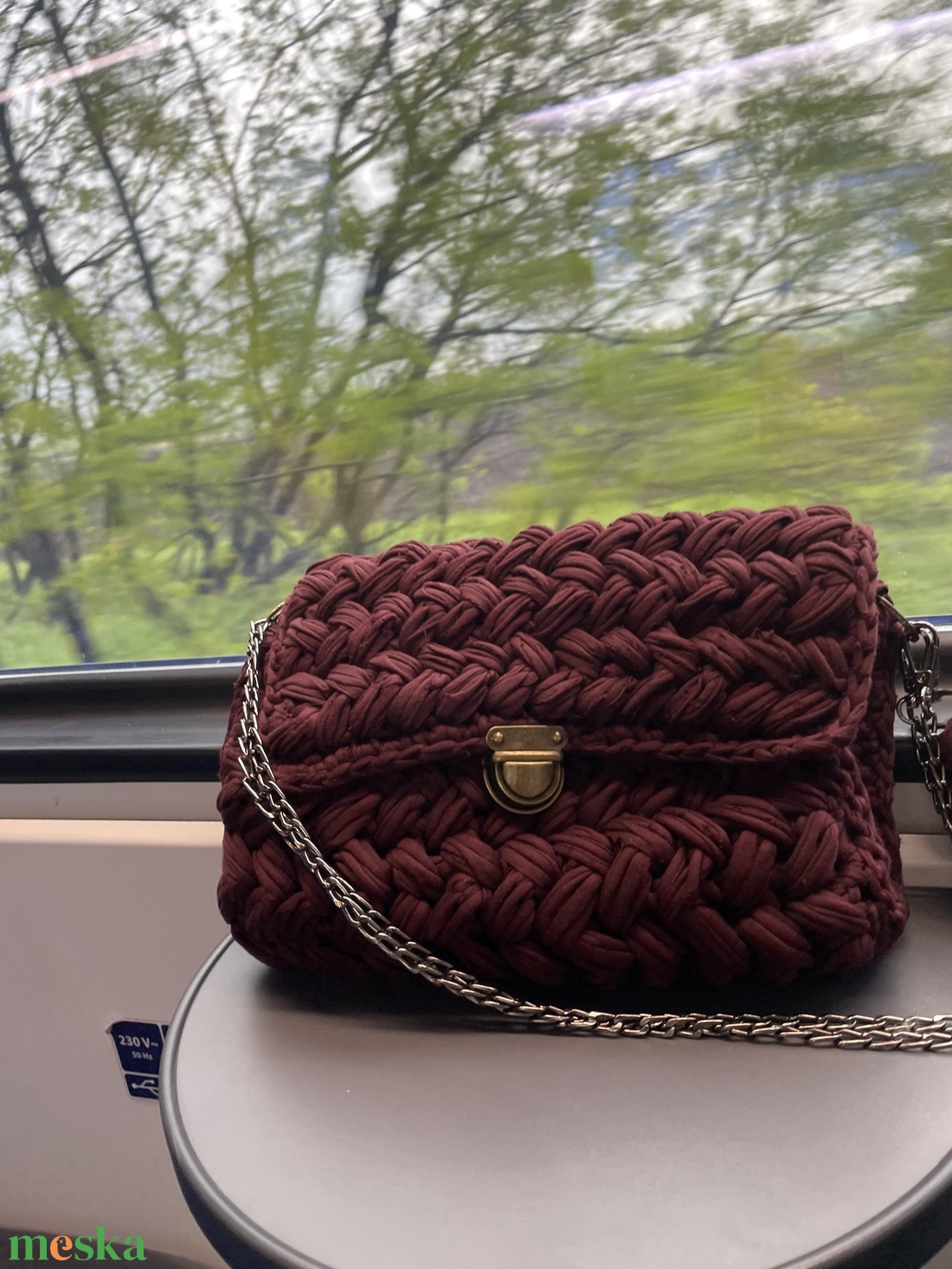 Horgolt táska (Confidence Bag) - táska & tok - kézitáska & válltáska - kézitáska - Meska.hu