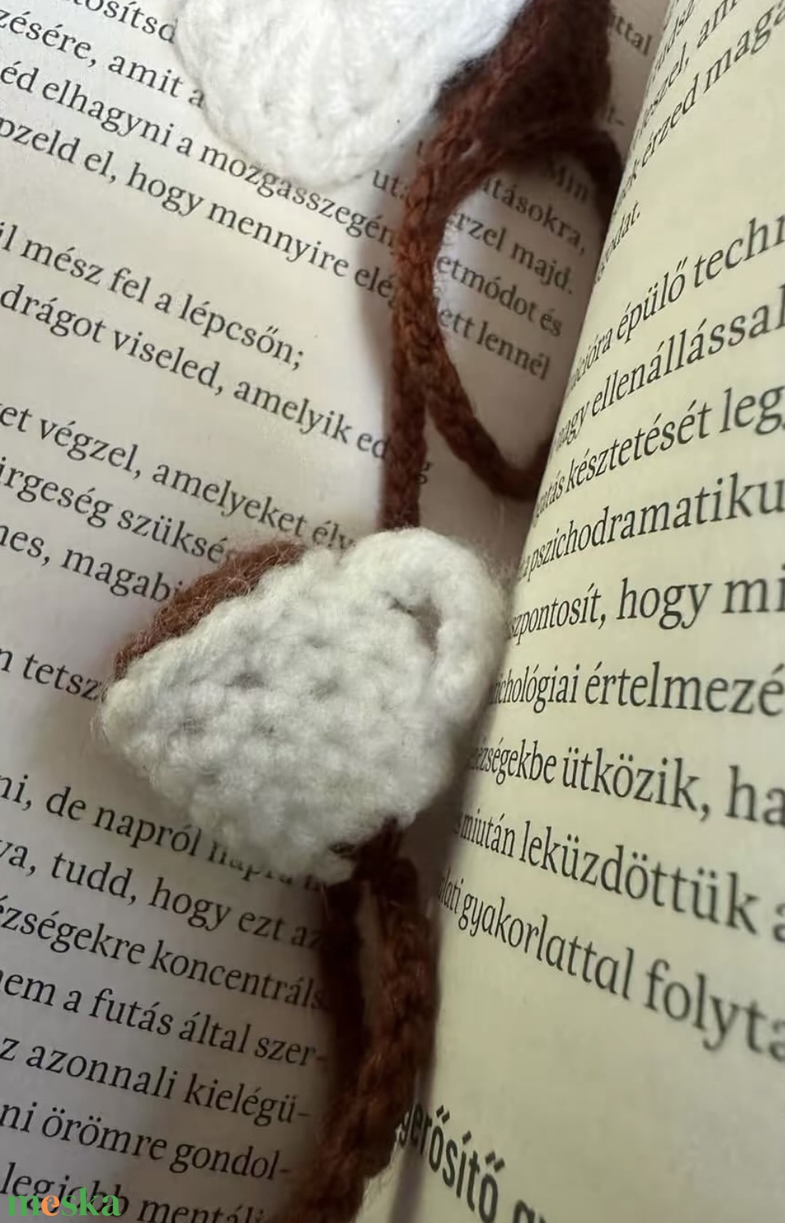 Horgolt kávéscsésze könyvjelző � kézműves ajándék könyvmolyoknak ????� - könyv & zene - könyvjelző - Meska.hu