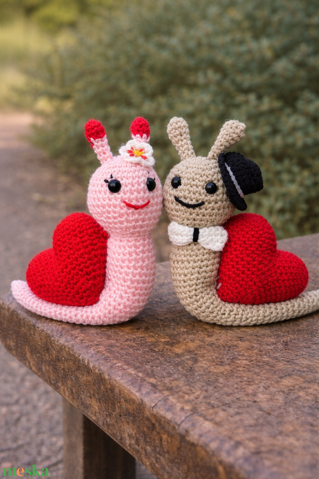 Lady és Lord Csigusz - otthon & életmód - dekoráció - dekoratív figurák és szobrok - Meska.hu