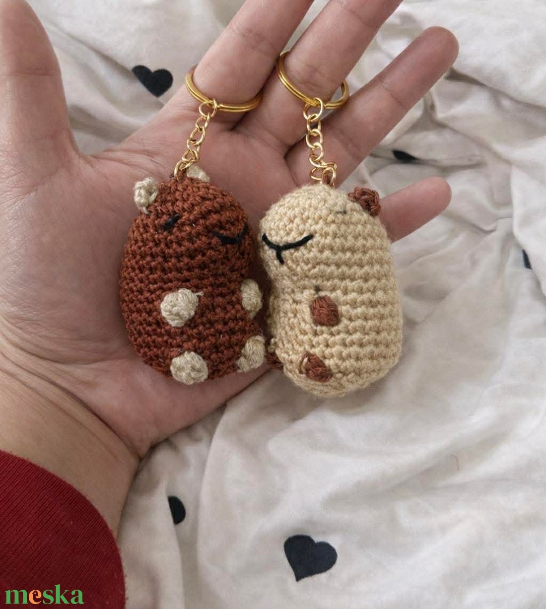 CapyBara kulcstartó/táskadísz - táska & tok - kulcstartó & táskadísz - kulcstartó - Meska.hu