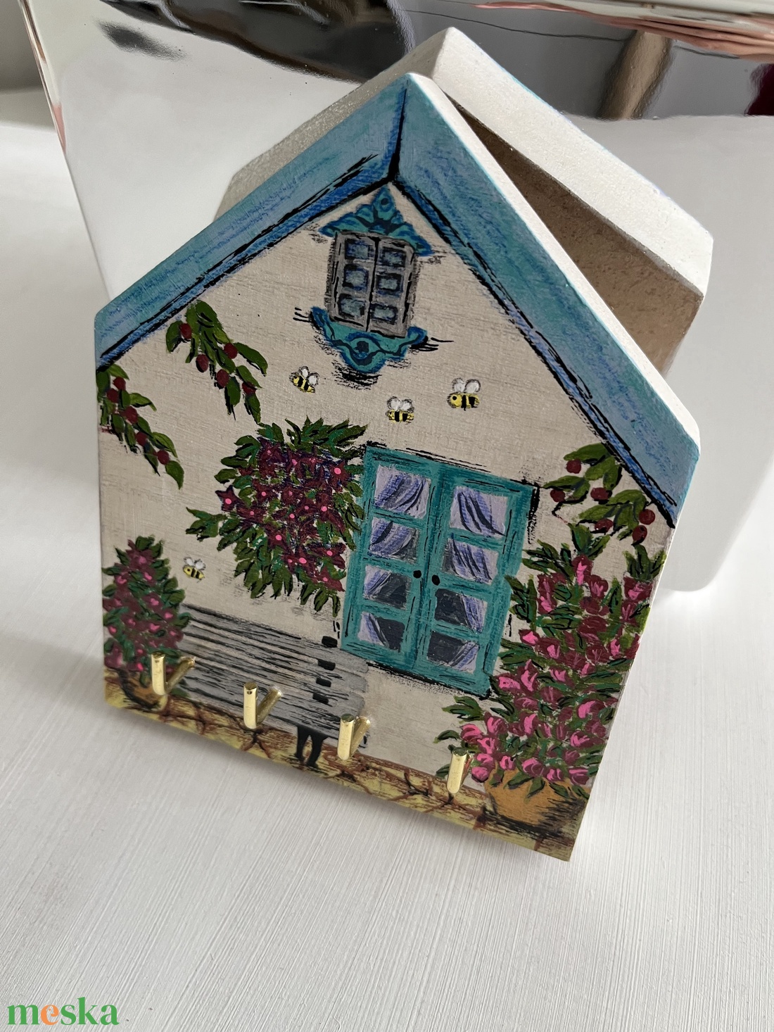 Fali kulcstartó 2. - otthon & életmód - dekoráció - fali és függő dekoráció - fali kulcstartó - Meska.hu