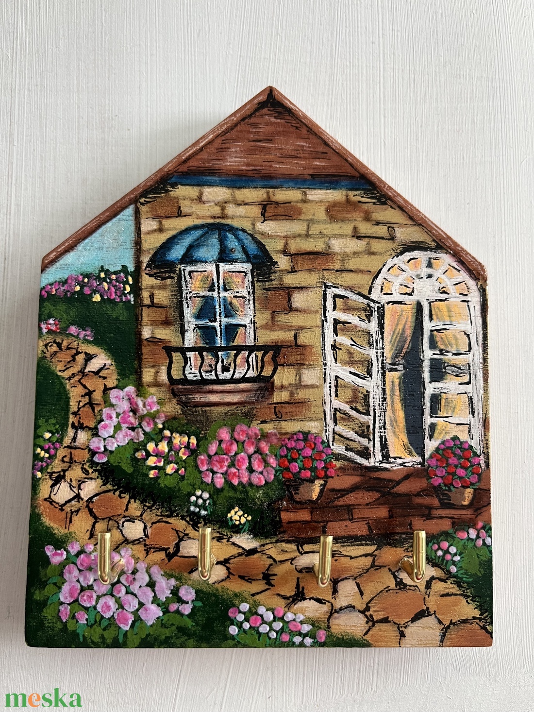 Fali kulcstartó 3. - otthon & életmód - dekoráció - fali és függő dekoráció - fali kulcstartó - Meska.hu