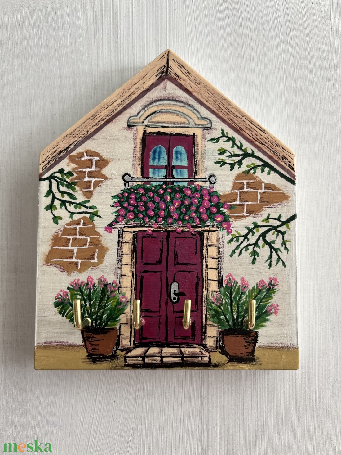 Fali kulcstartó 4. - otthon & életmód - dekoráció - fali és függő dekoráció - fali kulcstartó - Meska.hu