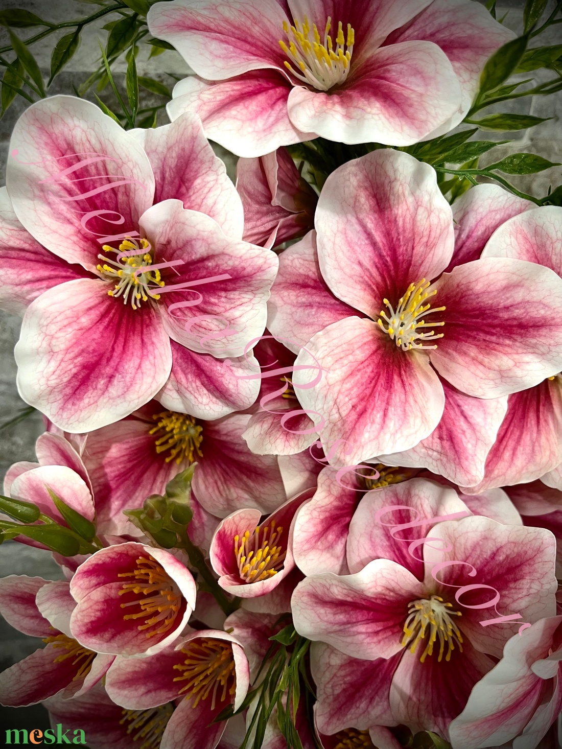 Magnóliás asztaldísz - otthon & életmód - virágdekoráció - virágdíszek - asztali virágdísz - Meska.hu