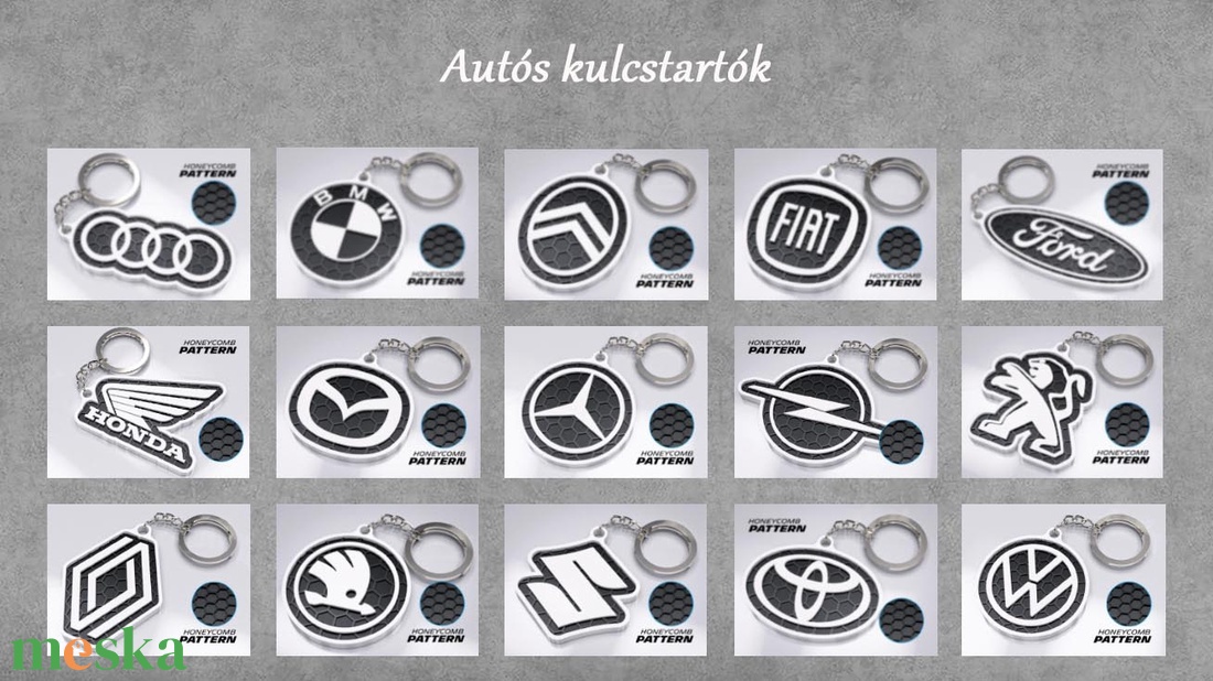 Autós kulcstartó 1.  � egyedi 3D nyomtatott ajándék - táska & tok - kulcstartó & táskadísz - kulcstartó - Meska.hu