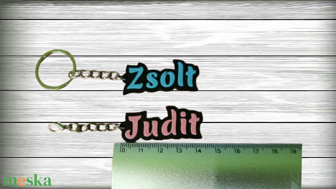 Egyedi neves kulcstartó-3D nyomtatott ajándéktárgy - táska & tok - kulcstartó & táskadísz - kulcstartó - Meska.hu
