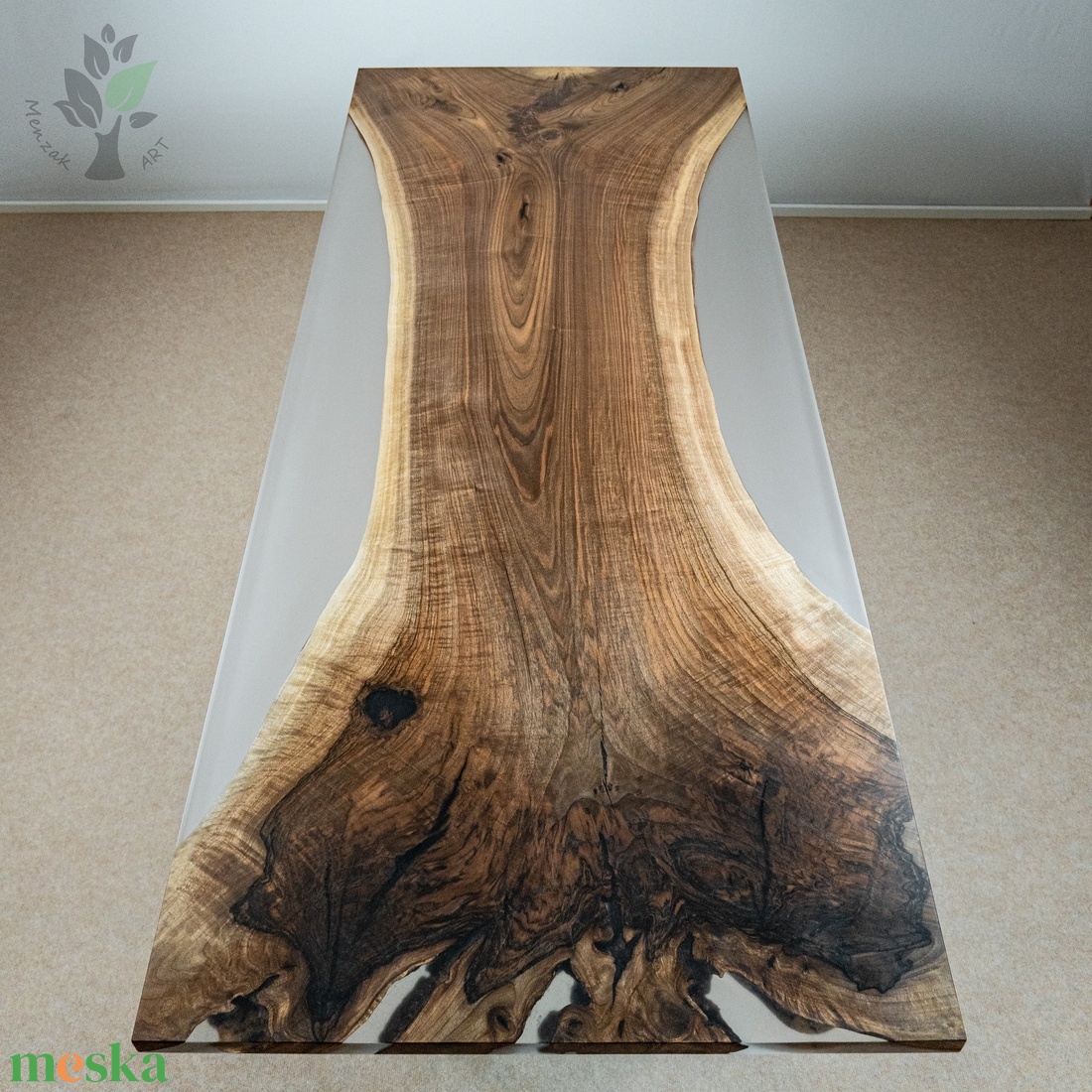 Diófa epexy étkezőasztal - otthon & életmód - bútor - asztal - Meska.hu