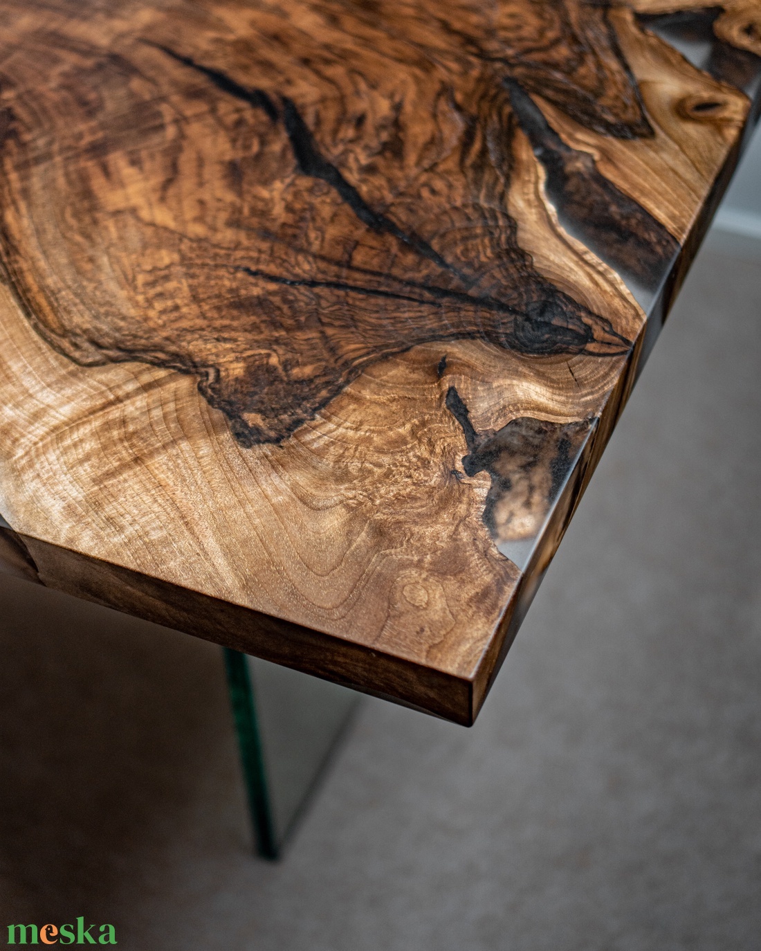 Diófa epexy étkezőasztal - otthon & életmód - bútor - asztal - Meska.hu