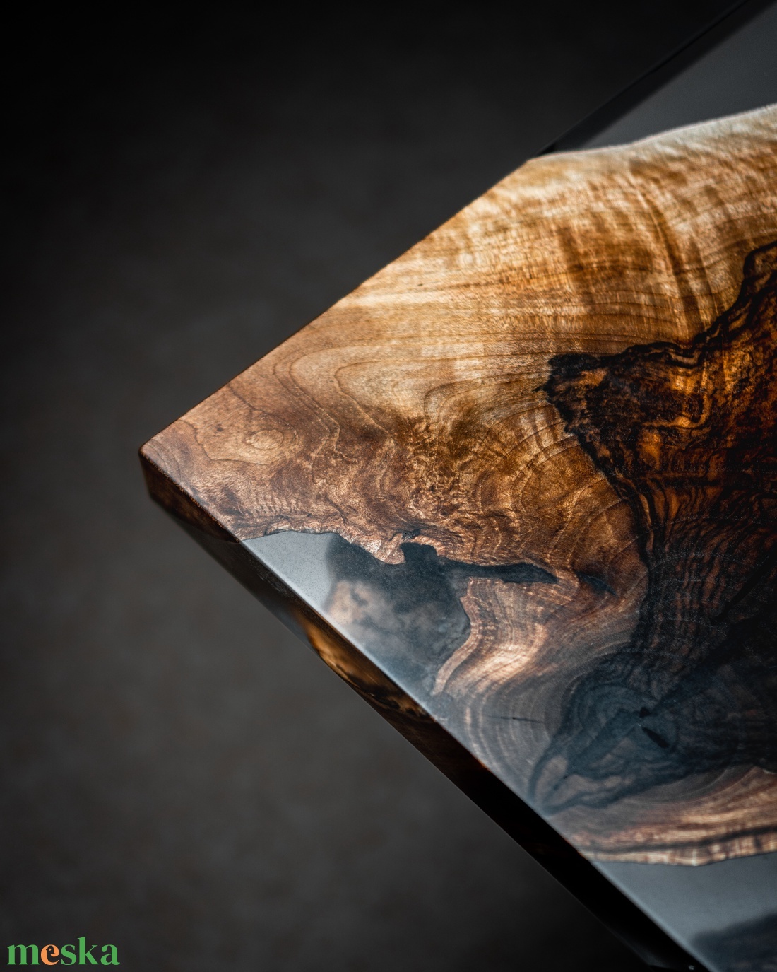 Diófa epexy étkezőasztal - otthon & életmód - bútor - asztal - Meska.hu