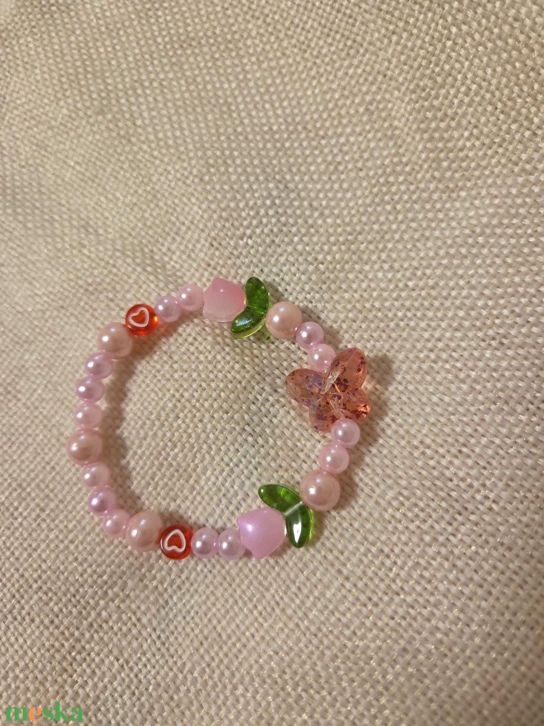 Kislány karkötő  - ékszer - karkötő - gyöngyös karkötő - Meska.hu