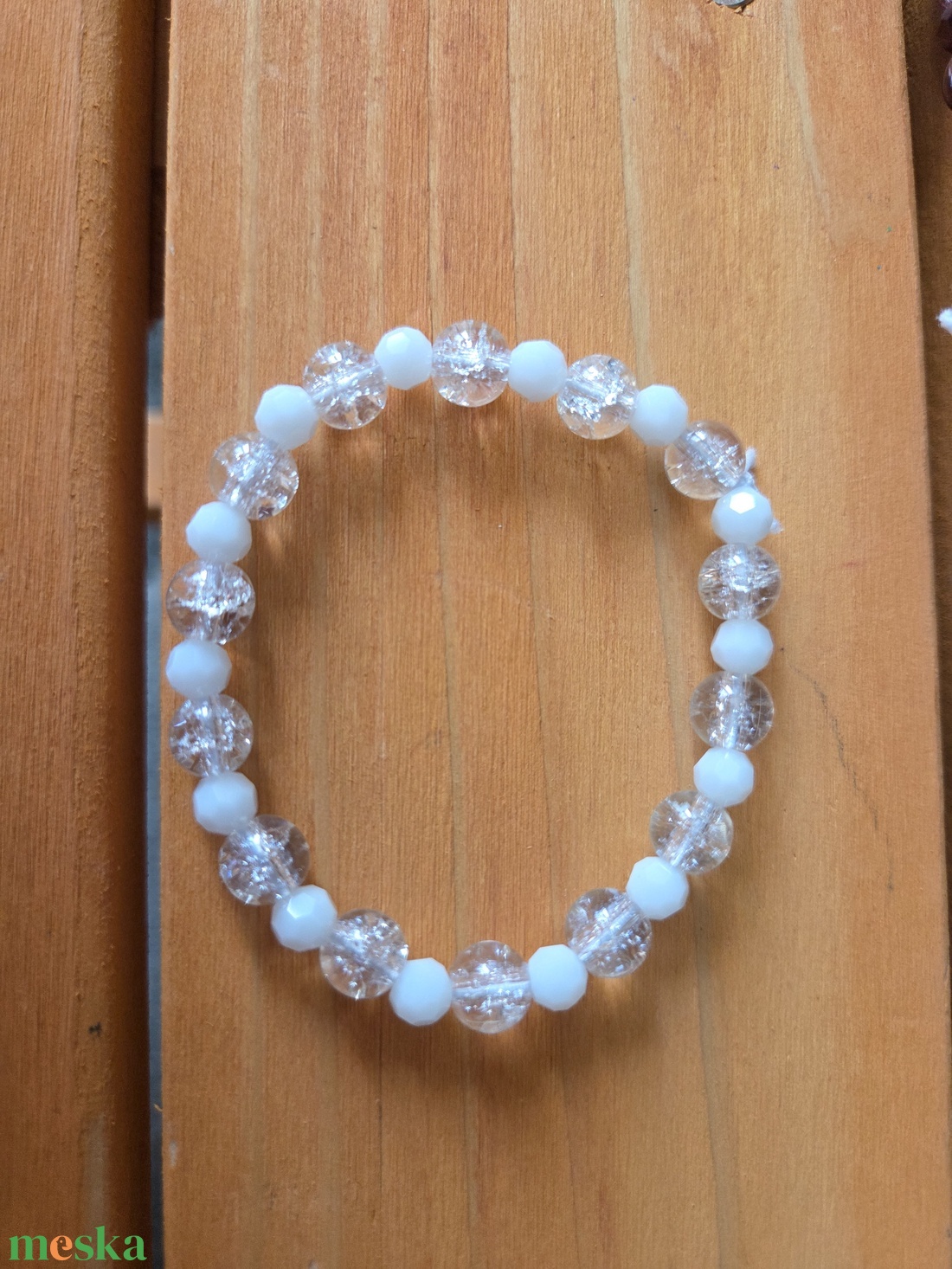 Angyalok és démonok karkötőszett Fehér angyal  - ékszer - karkötő - gyöngyös karkötő - Meska.hu