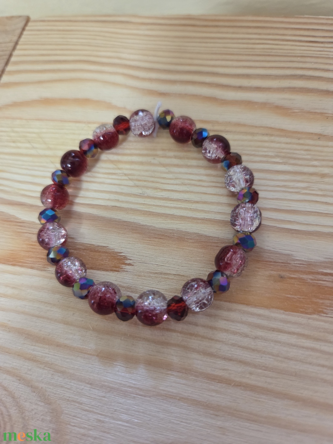 Angyalok és démonok karkötőszett Vörös démon  - ékszer - karkötő - gyöngyös karkötő - Meska.hu