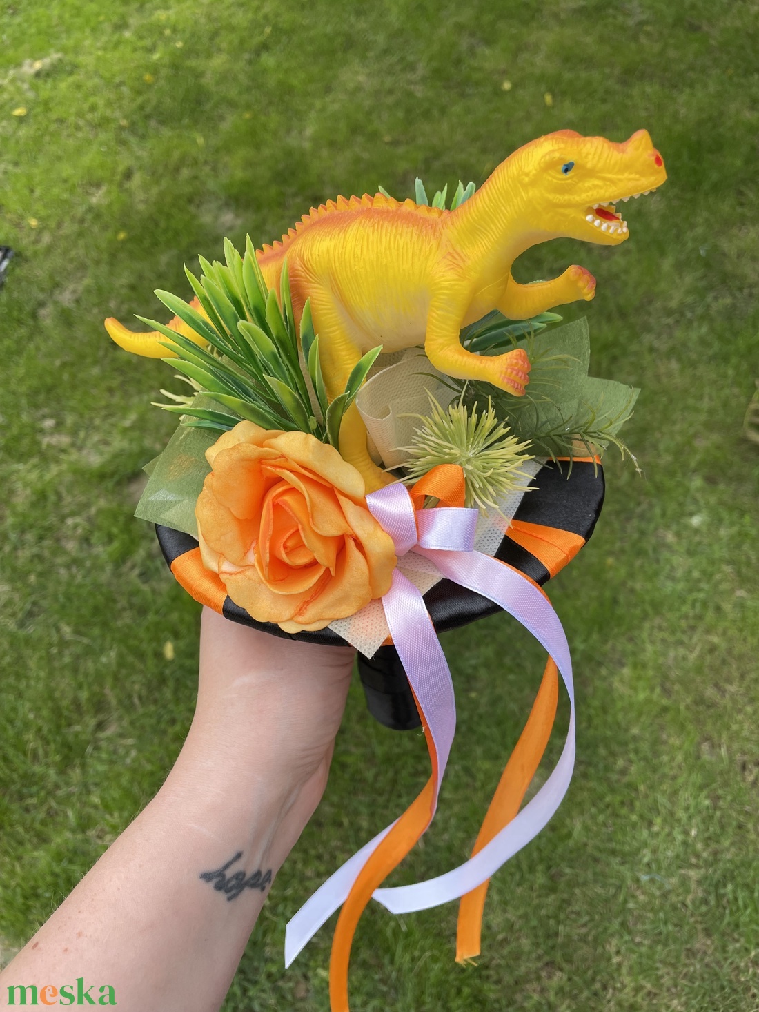 Dinos csokor - otthon & életmód - dekoráció - virágdísz és tartó - csokor & virágdísz - Meska.hu Dinos csokor - otthon & életmód - dekoráció - virágdísz és tartó - csokor & virágdísz - Meska.hu