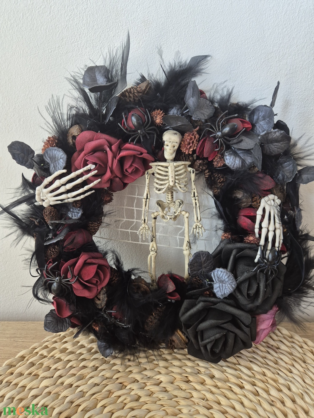 Kopogtató halloweenre  - otthon & életmód - dekoráció - ajtó- és ablak dekoráció - ajtódísz & kopogtató - Meska.hu