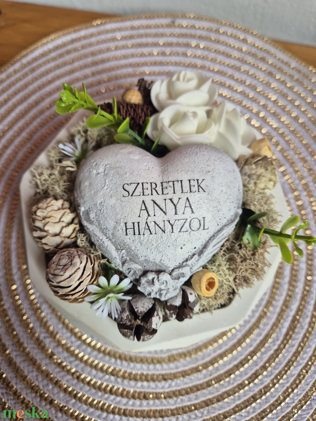 Sírdísz  - otthon & életmód - dekoráció - dísztárgy - Meska.hu