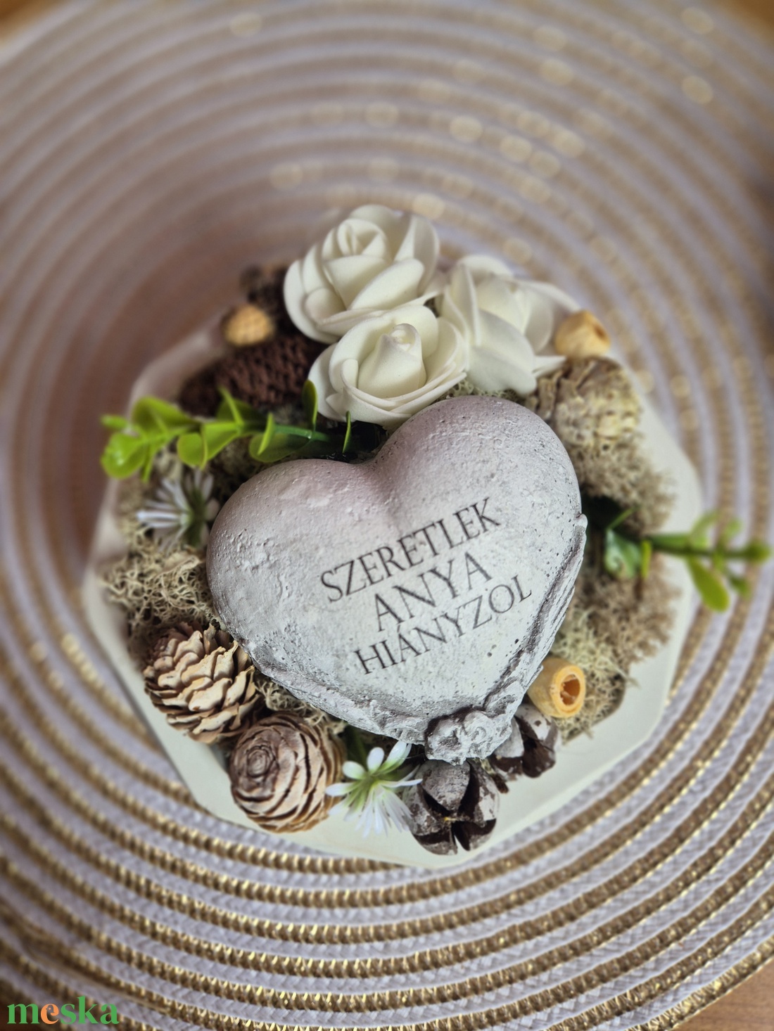 Sírdísz  - otthon & életmód - dekoráció - dísztárgy - Meska.hu