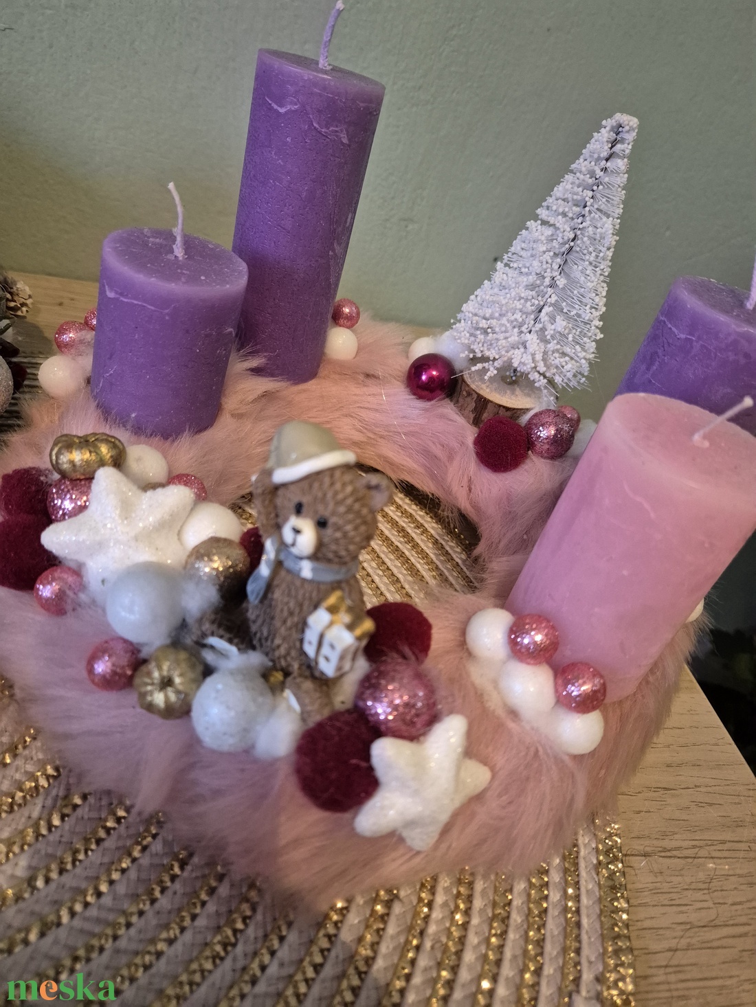 Adventi koszorú - karácsony - adventi díszek - adventi koszorú - Meska.hu