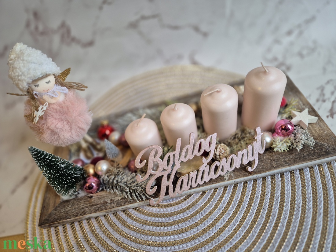 Adventi dísz - karácsony - adventi díszek - adventi koszorú - Meska.hu