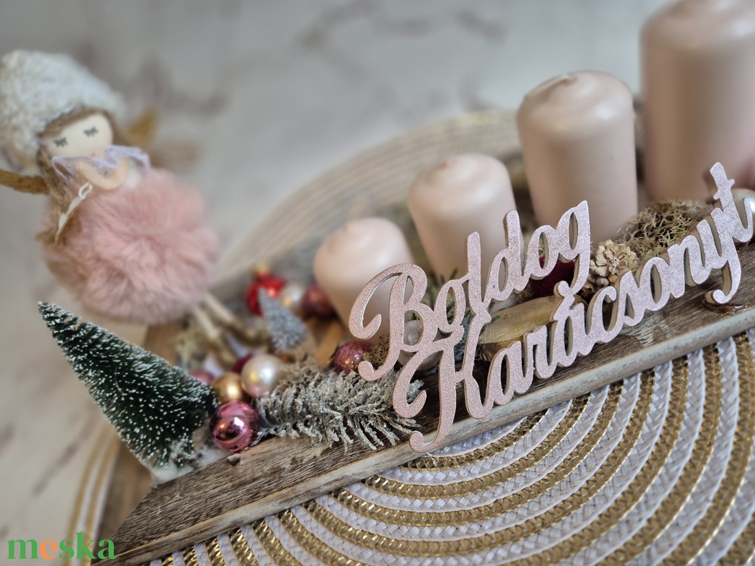 Adventi dísz - karácsony - adventi díszek - adventi koszorú - Meska.hu