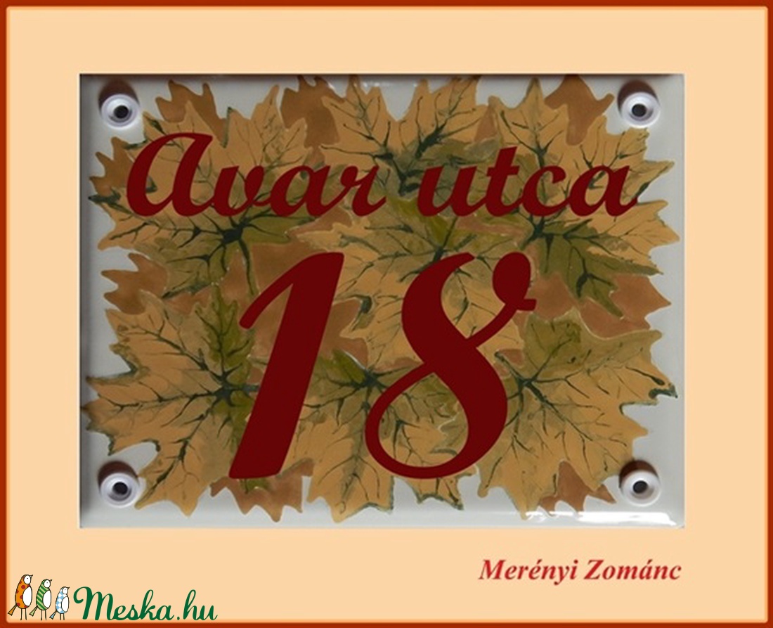 Tűzzománc házszám táblák. - otthon & életmód - ház & kert - házszám - Meska.hu Tűzzománc házszám táblák. - otthon & életmód - ház & kert - házszám - Meska.hu
