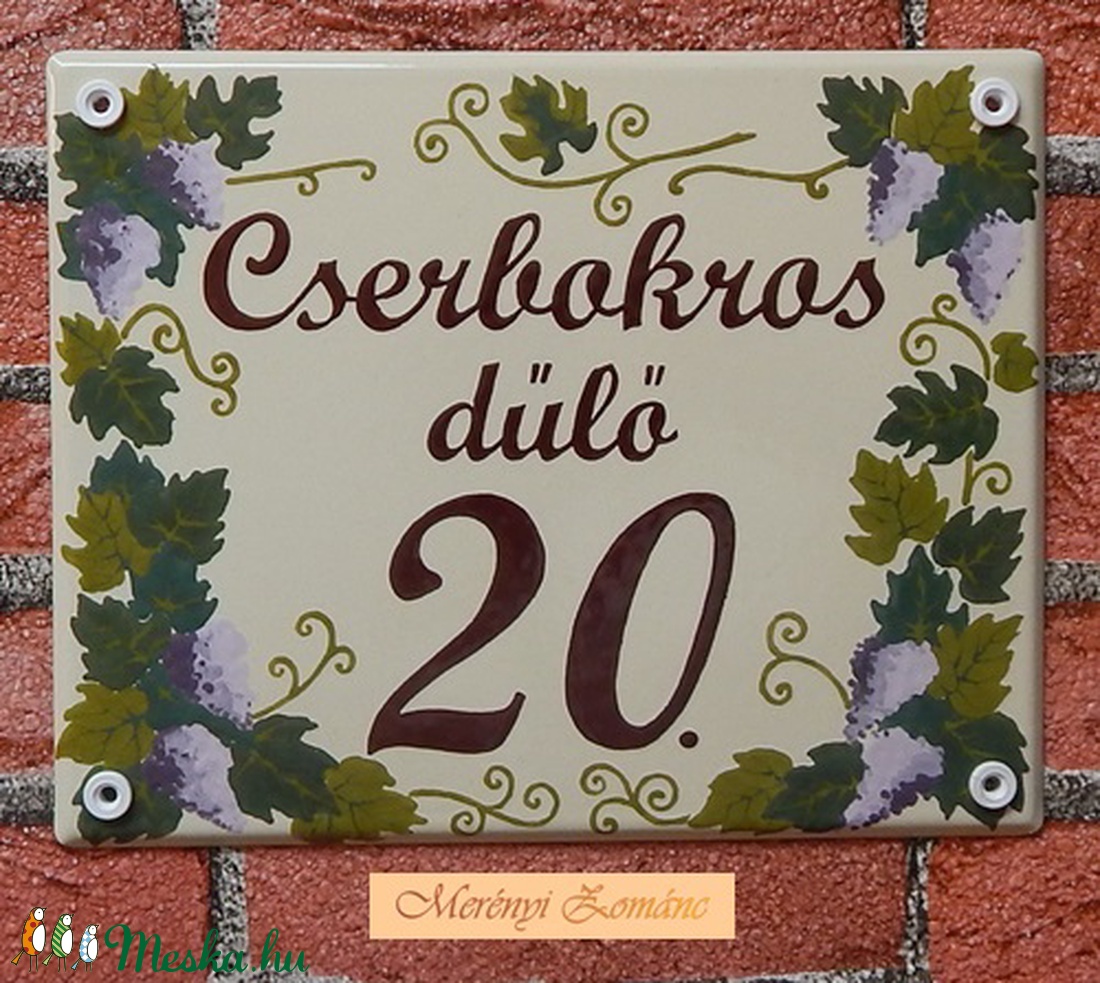 Tűzzománc házszám táblák. - otthon & életmód - ház & kert - házszám - Meska.hu Tűzzománc házszám táblák. - otthon & életmód - ház & kert - házszám - Meska.hu