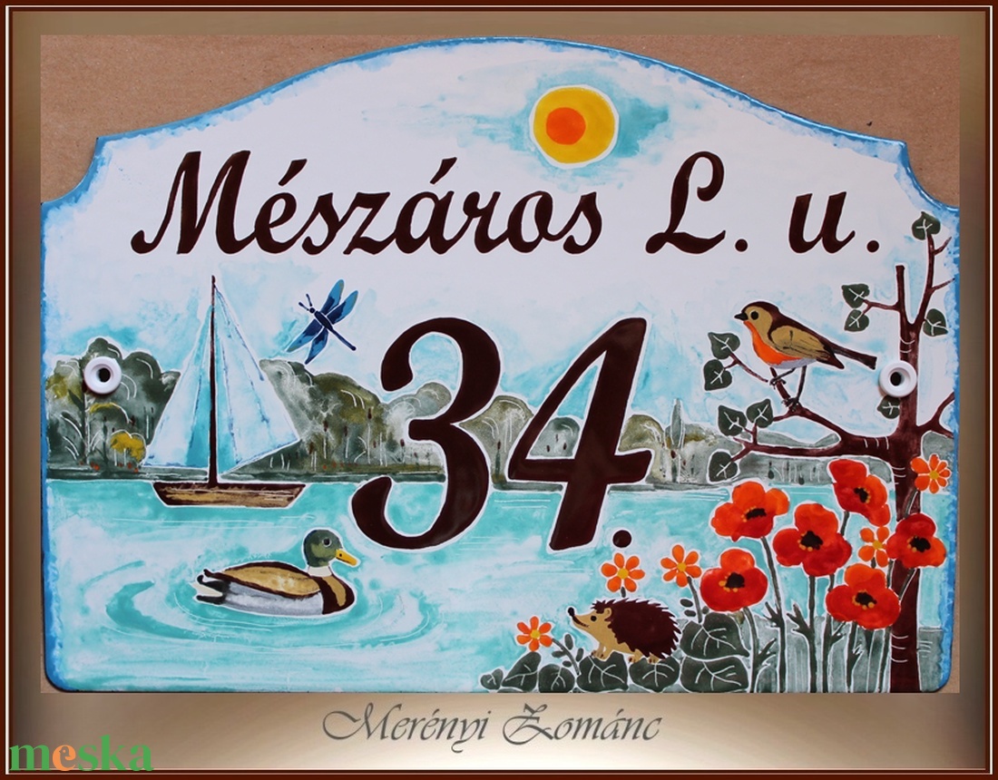 Tűzzománc házszám táblák. - otthon & lakás - ház & kert - házszám - Meska.hu Tűzzománc házszám táblák. - otthon & lakás - ház & kert - házszám - Meska.hu