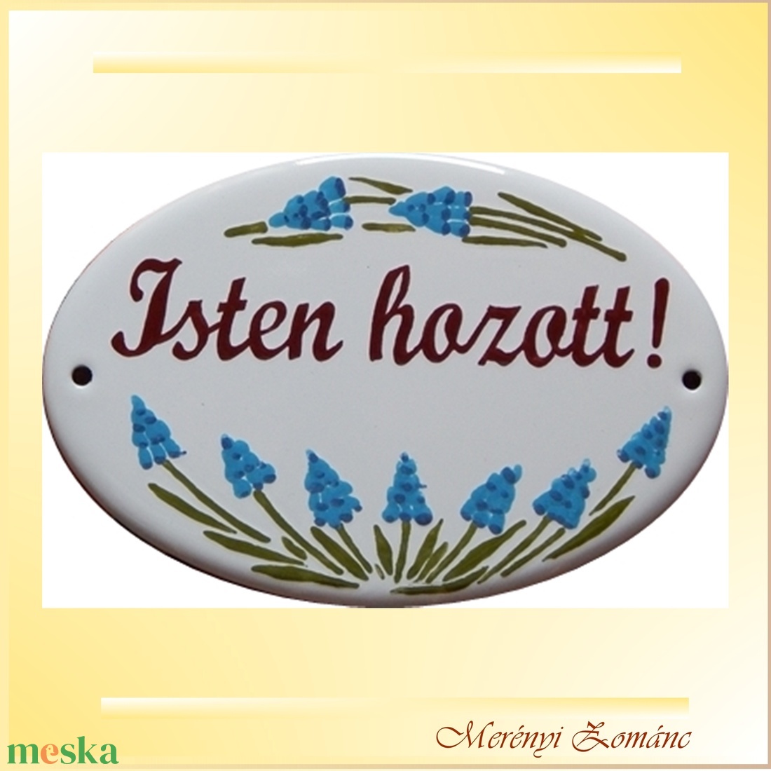 Tűzzománc névtábla. - otthon & életmód - ház & kert - isten hozott tábla - Meska.hu Tűzzománc névtábla. - otthon & életmód - ház & kert - isten hozott tábla - Meska.hu